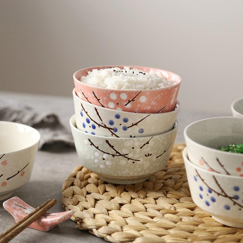 4.5 Inch Japanese Cherry Blossom Rice Bowl