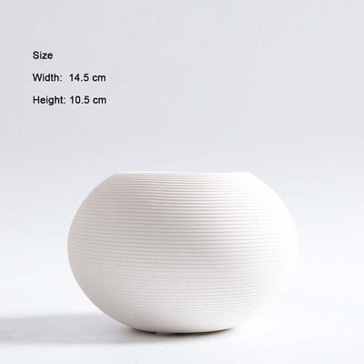 Nordic Ceramic Vase Home Decor, Home Decor Vase, Creative Ceramic Vase, In White