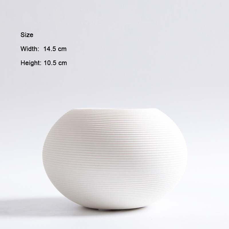 Nordic Ceramic Vase Home Decor, Home Decor Vase, Creative Ceramic Vase, In White