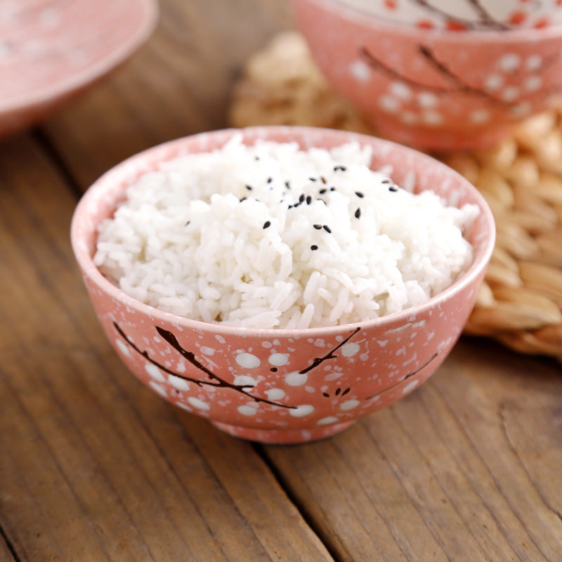 5 Inch Japanese Cherry Blossom Rice Bowl