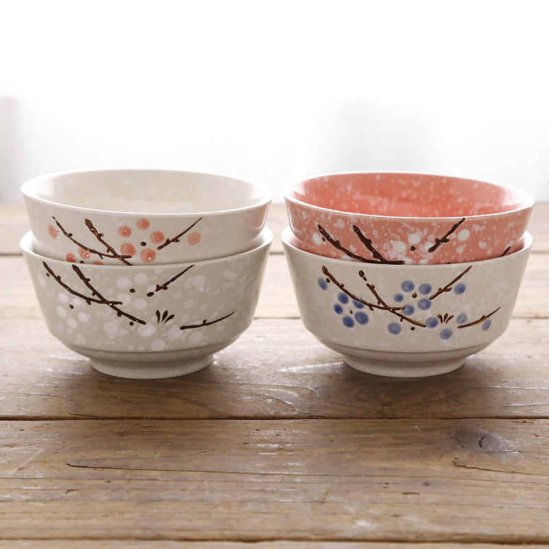 5 Inch Japanese Cherry Blossom Rice Bowl